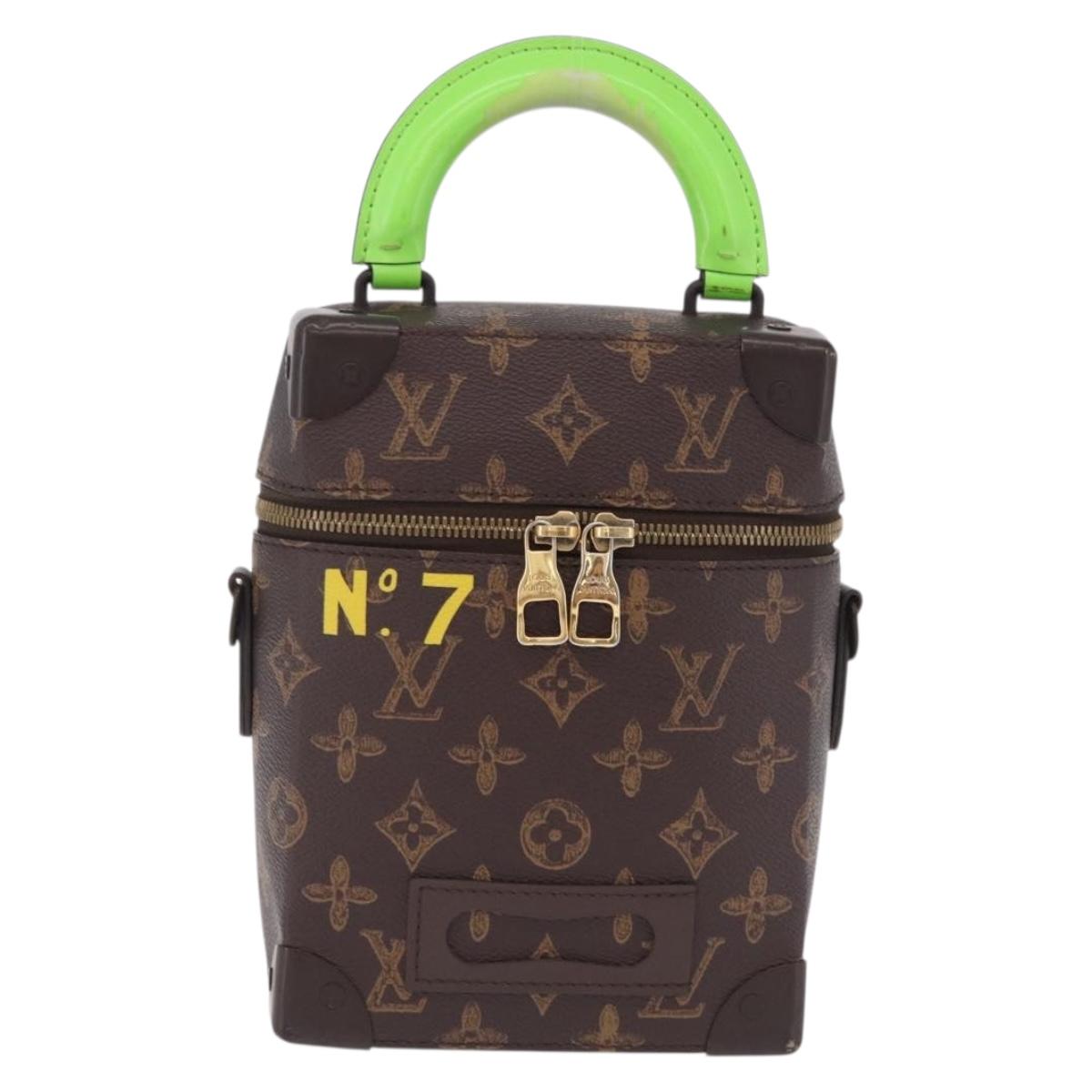 LOUIS VUITTON Monogram Vertical Box Trunk Shoulder Bag M59664 LV Auth 209333A