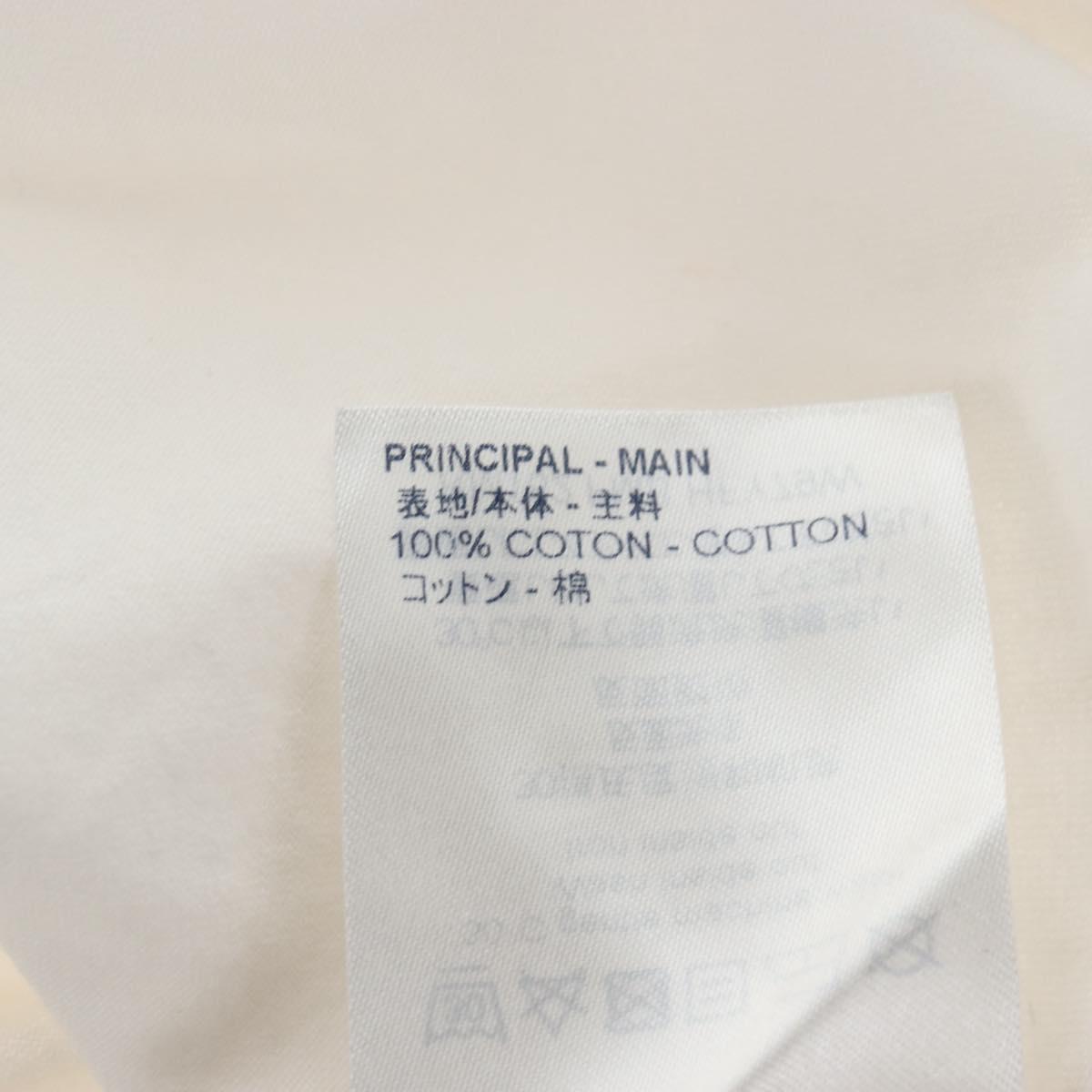 LOUIS VUITTON Short-Sleeved T-Shirt cotton M White LV Auth 209348