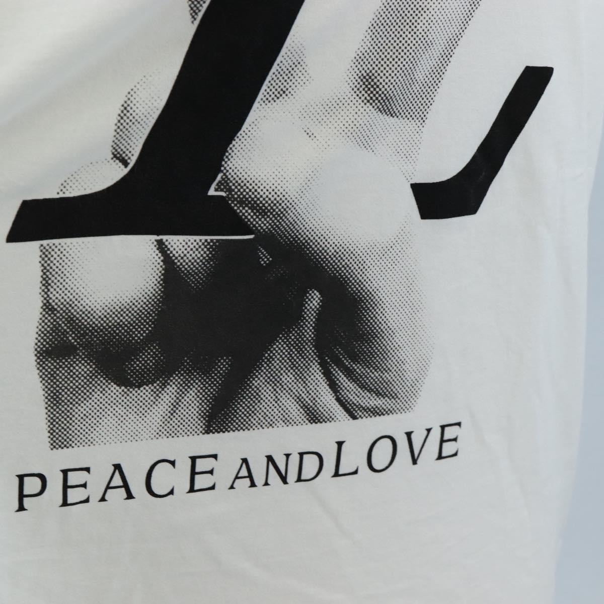 LOUIS VUITTON Short-Sleeved T-Shirt cotton M White LV Auth 209348
