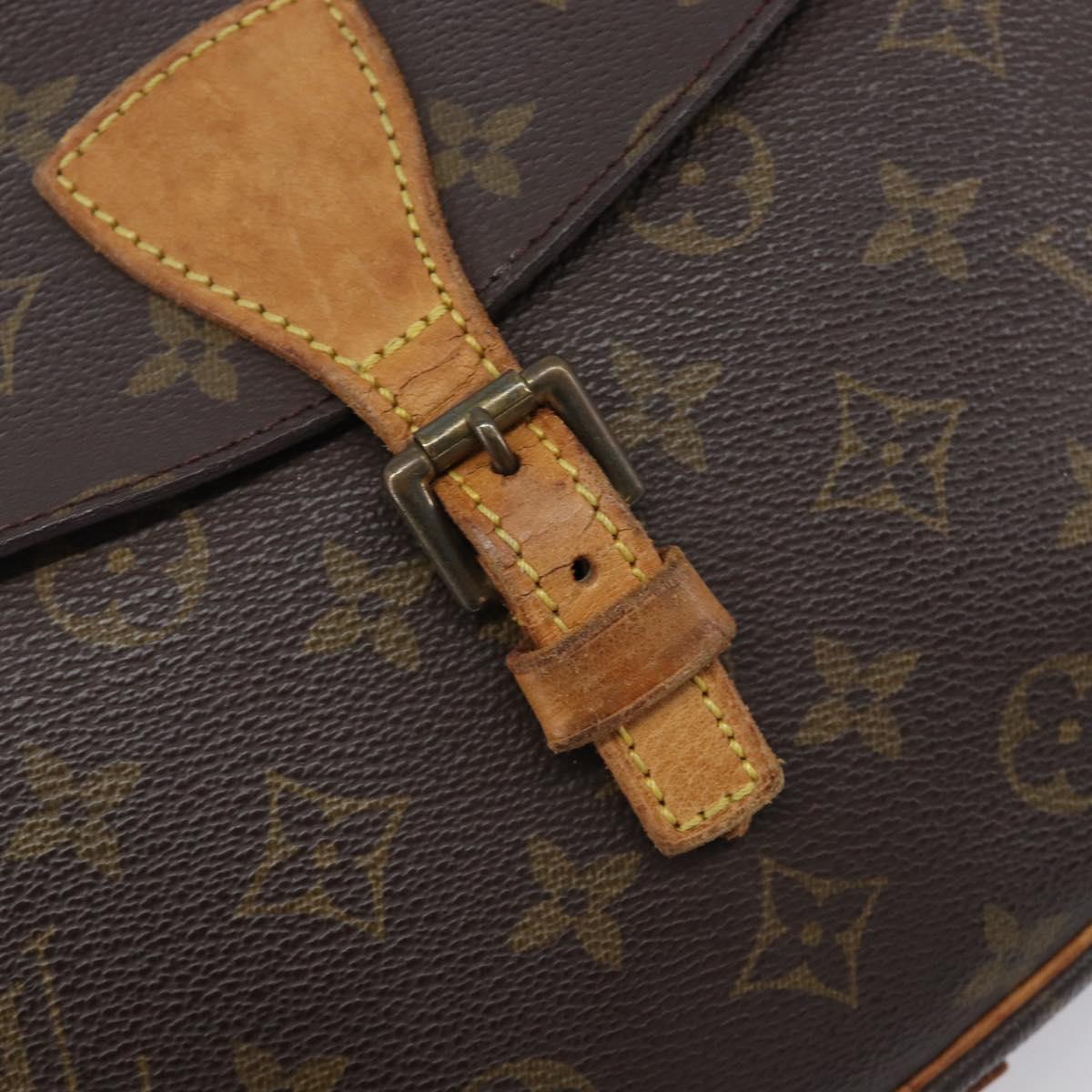 LOUIS VUITTON Monogram Jeune Fille MM Shoulder Bag M51226 LV Auth 209364