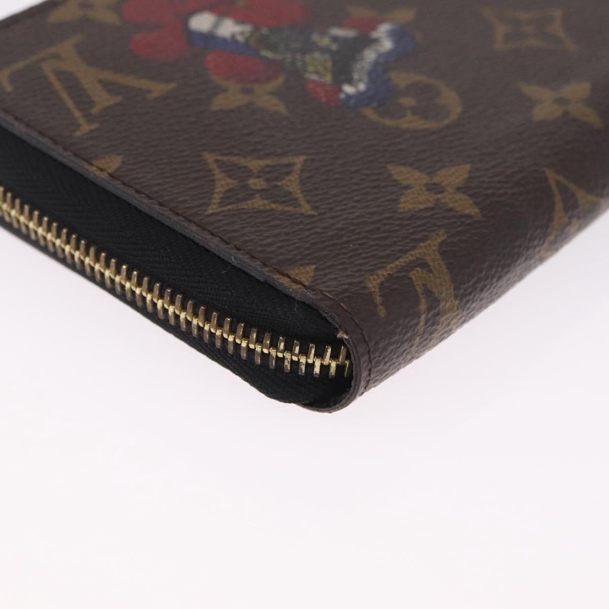 LOUIS VUITTON Kansai Zippy Wallet Long Wallet M67249 LV Auth 209367V