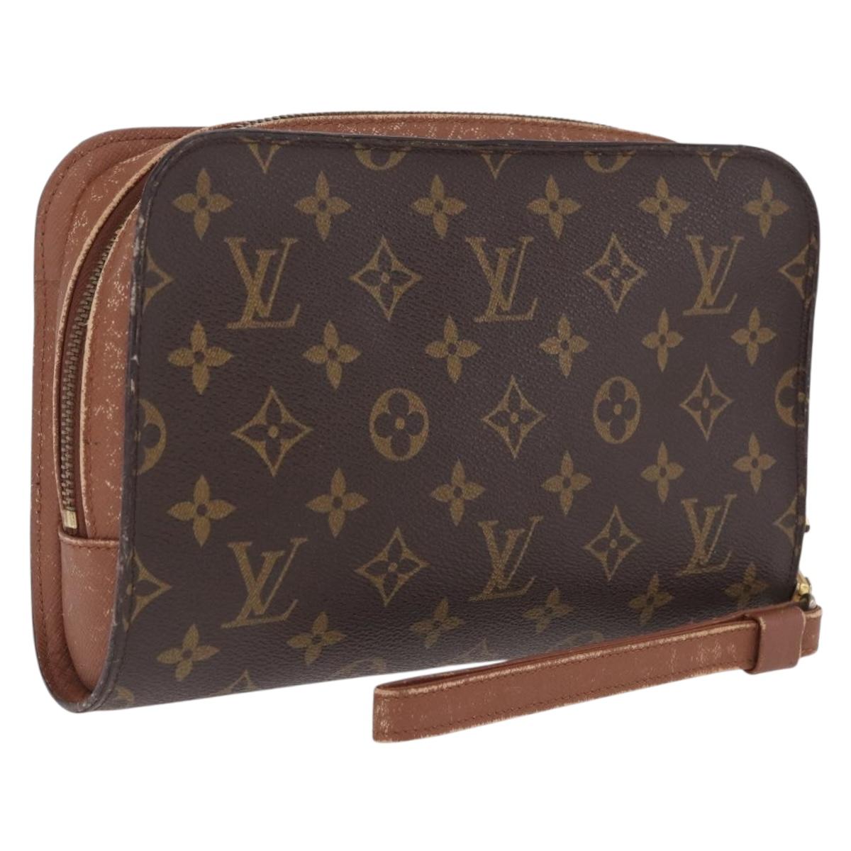 LOUIS VUITTON Monogram Orsay Clutch Bag M51790 LV Auth 209369