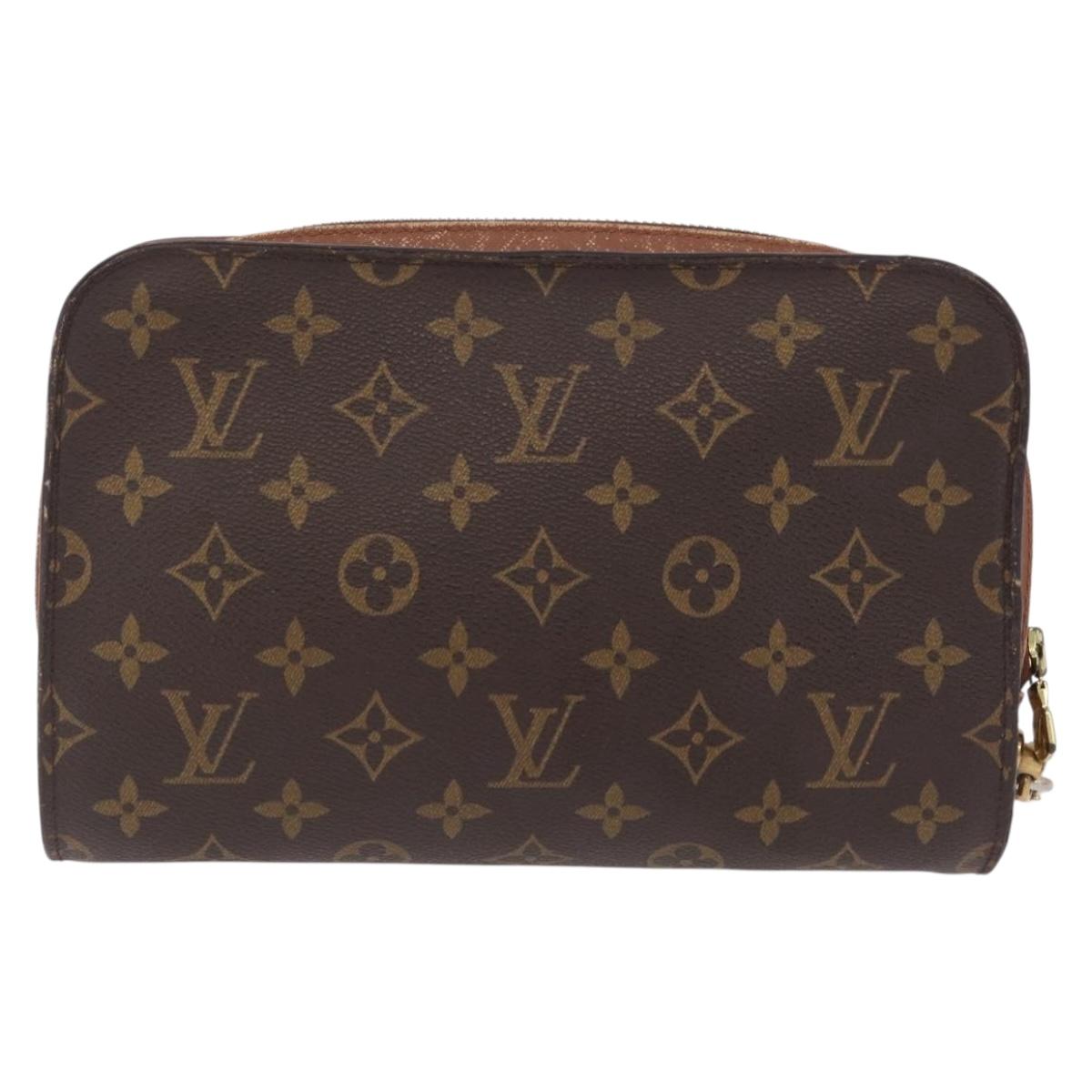 LOUIS VUITTON Monogram Orsay Clutch Bag M51790 LV Auth 209369