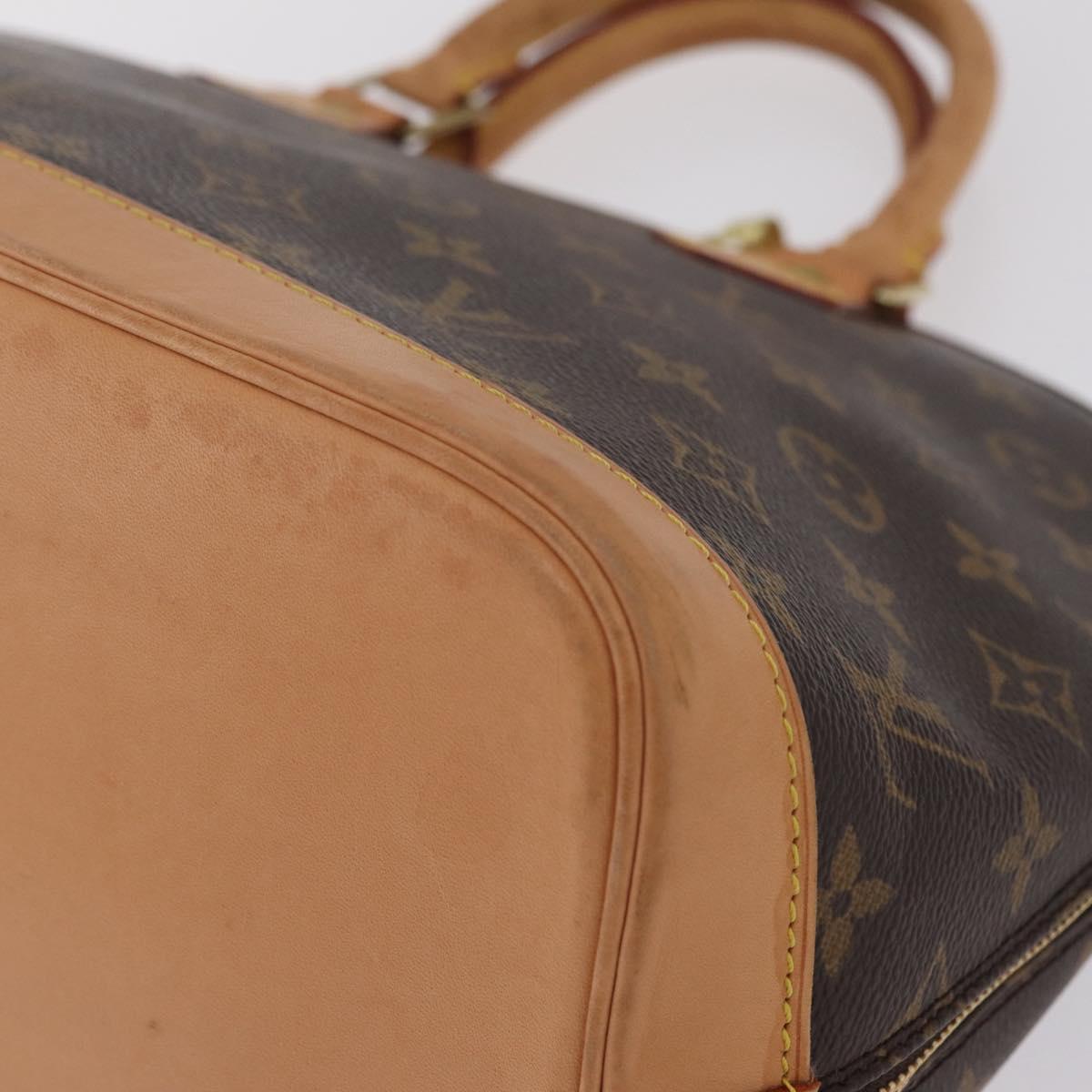 LOUIS VUITTON Monogram Alma Hand Bag M51130 LV Auth 209370A