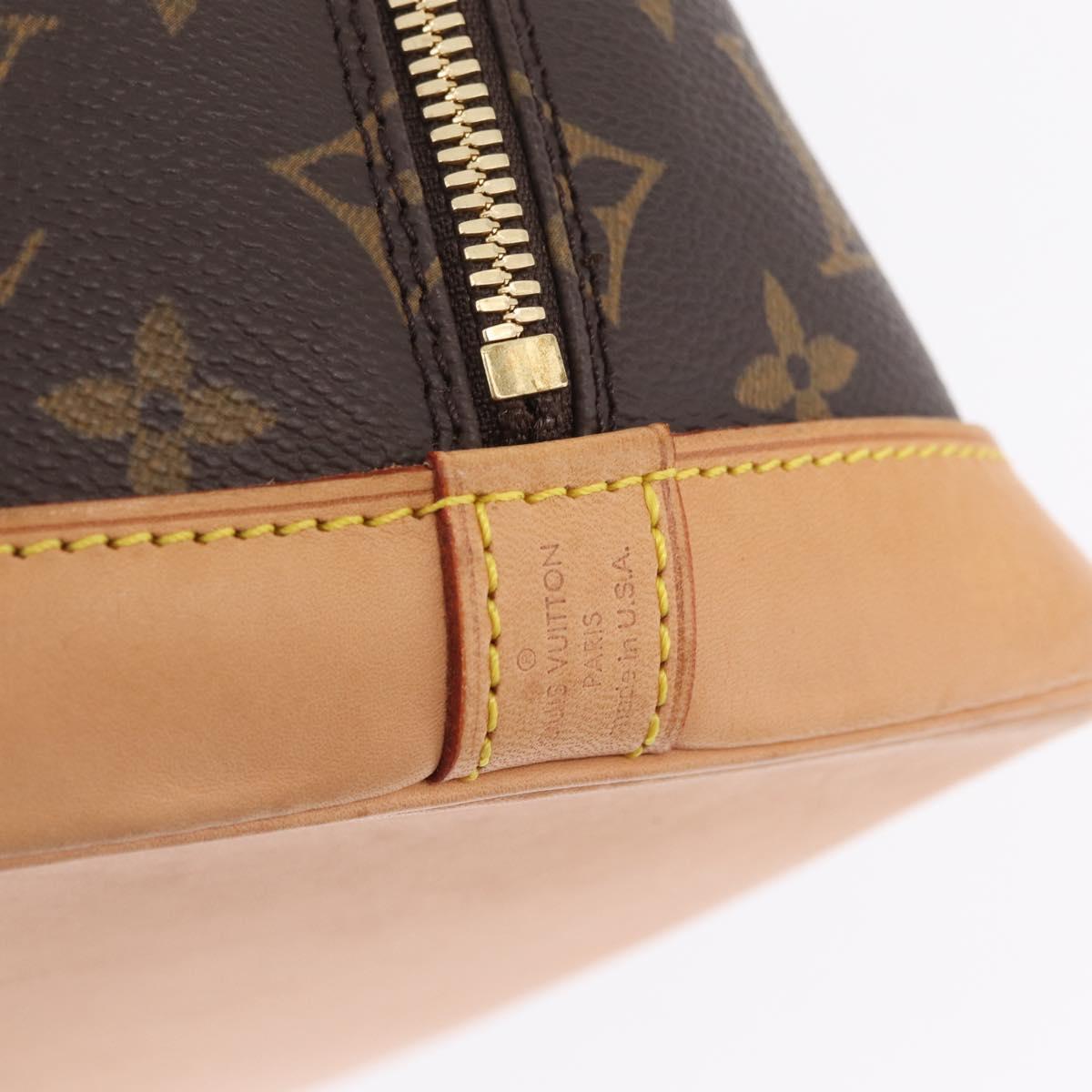 LOUIS VUITTON Monogram Alma Hand Bag M51130 LV Auth 209370A