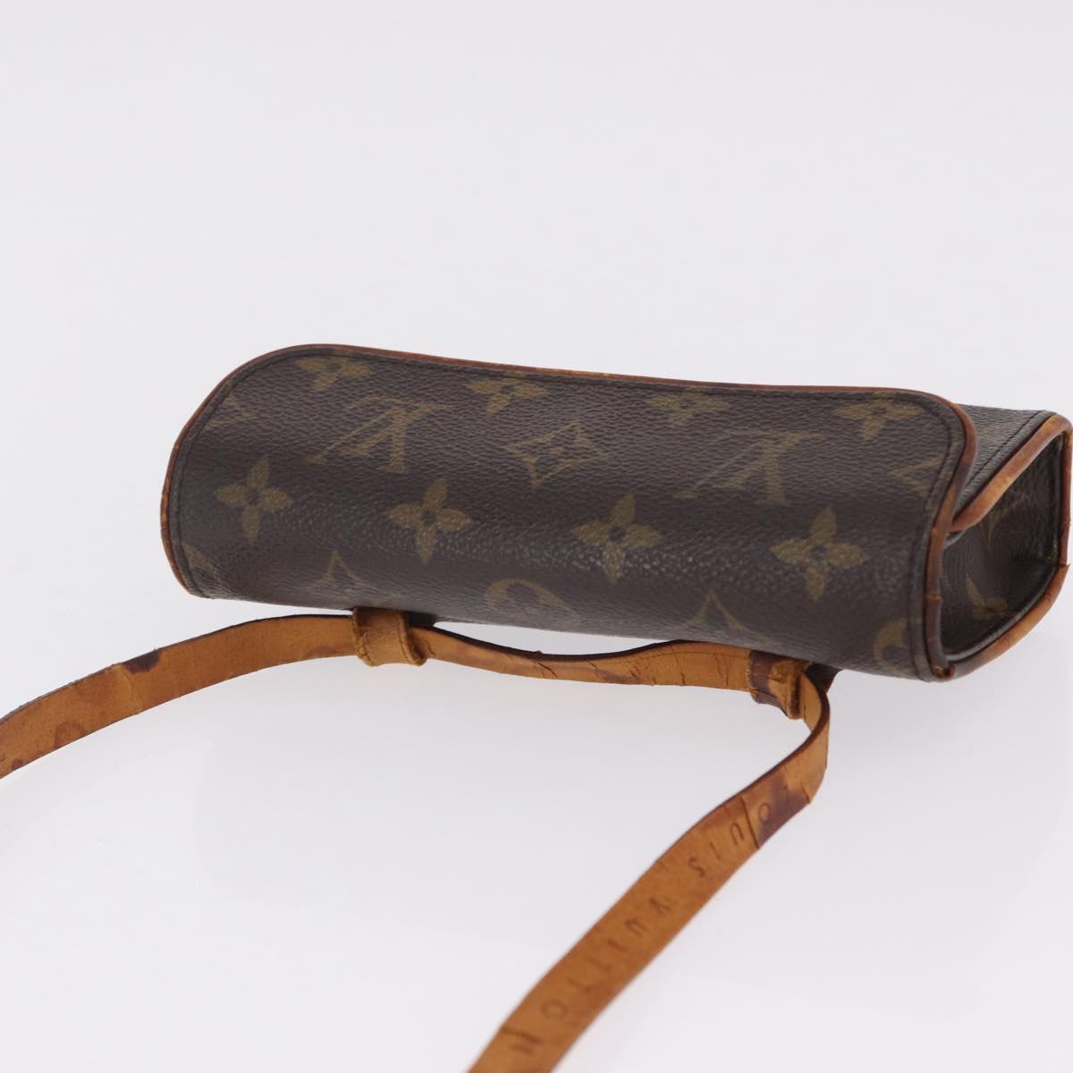 LOUIS VUITTON Monogram Pochette Florentine Waist Bag M51855 LV Auth 209371