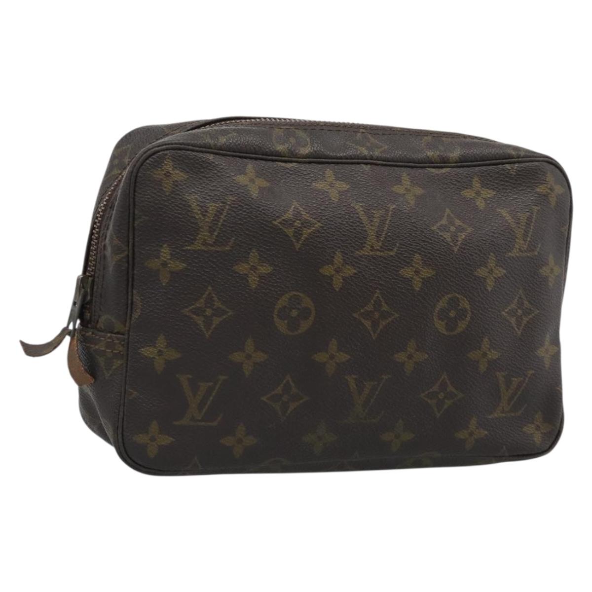 LOUIS VUITTON Monogram Trousse Toilette 23 Clutch Bag M47524 LV Auth 209384