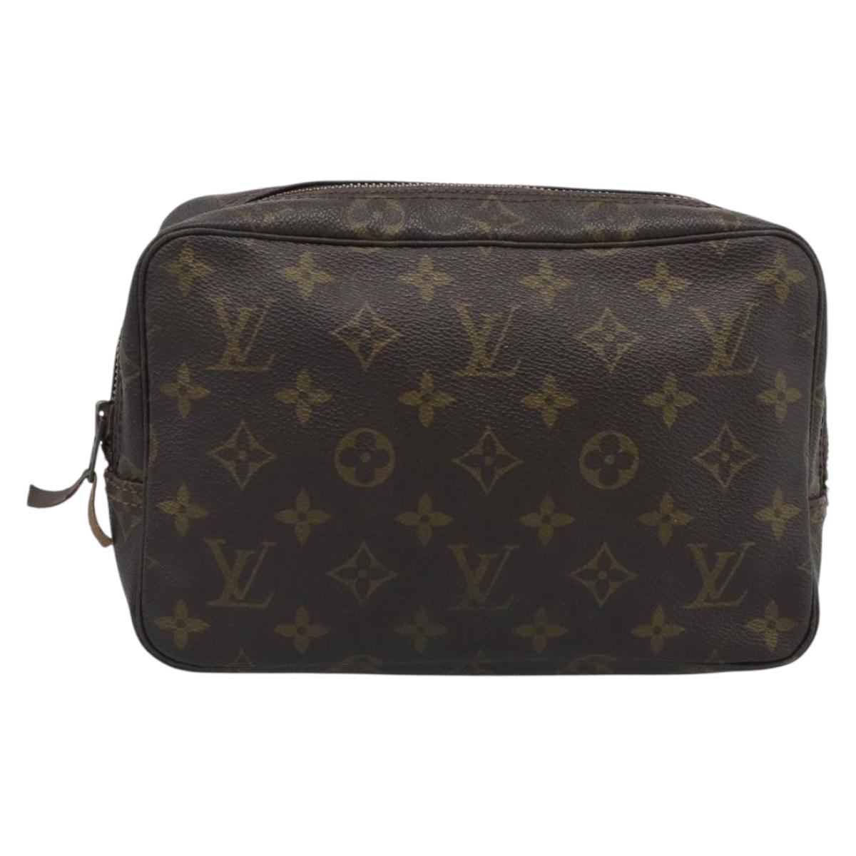 LOUIS VUITTON Monogram Trousse Toilette 23 Clutch Bag M47524 LV Auth 209384