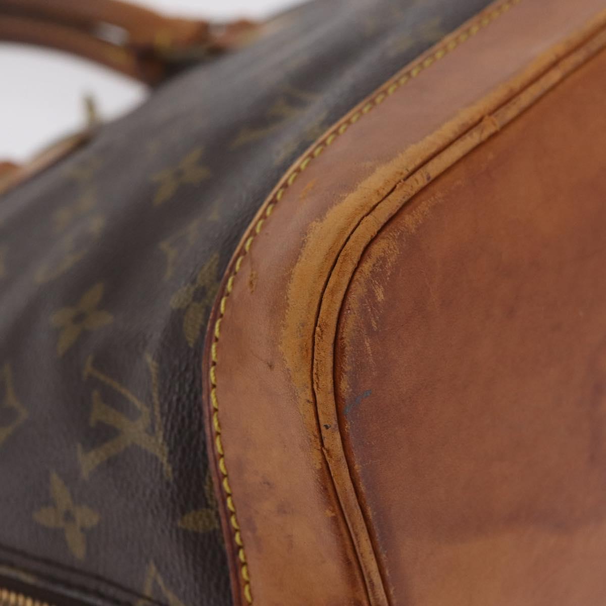 LOUIS VUITTON Monogram Alma Hand Bag M51130 LV Auth 209385
