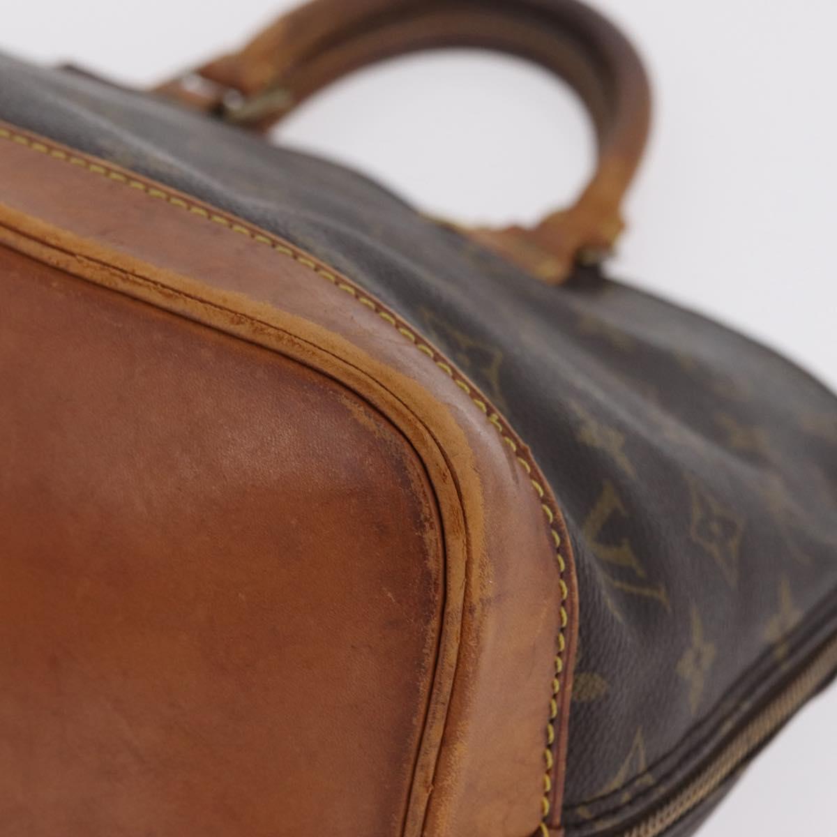 LOUIS VUITTON Monogram Alma Hand Bag M51130 LV Auth 209385