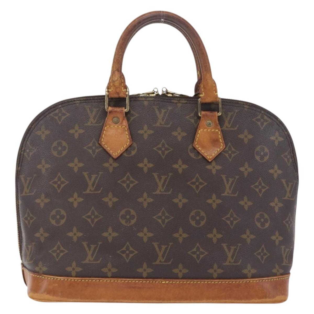 LOUIS VUITTON Monogram Alma Hand Bag M51130 LV Auth 209385