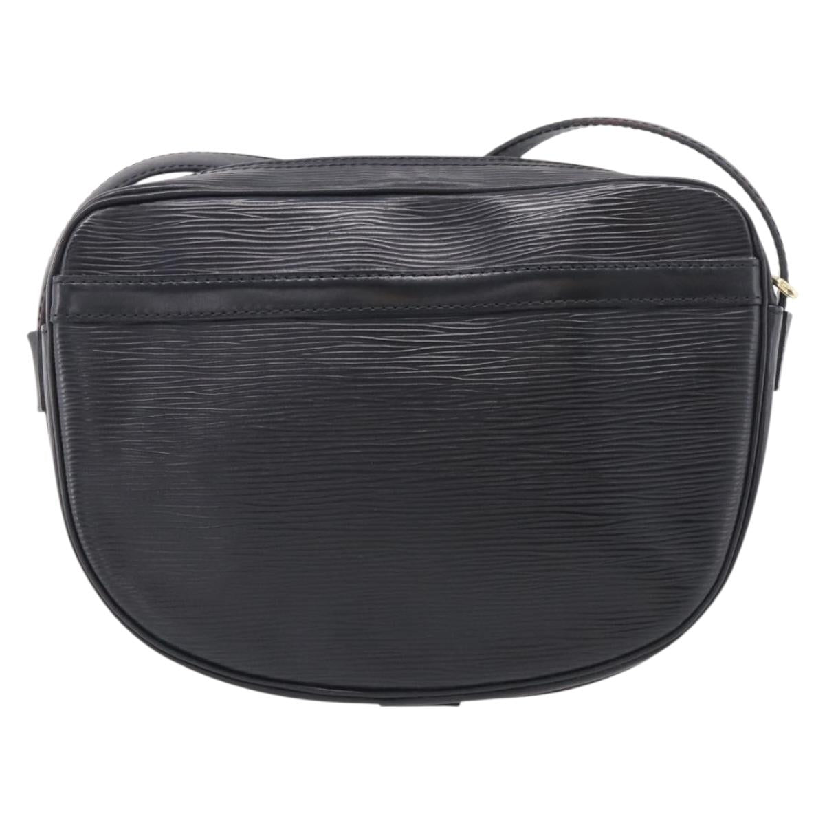 LOUIS VUITTON Epi Jeune Fille MM Shoulder Bag Black M52152 LV Auth 209386
