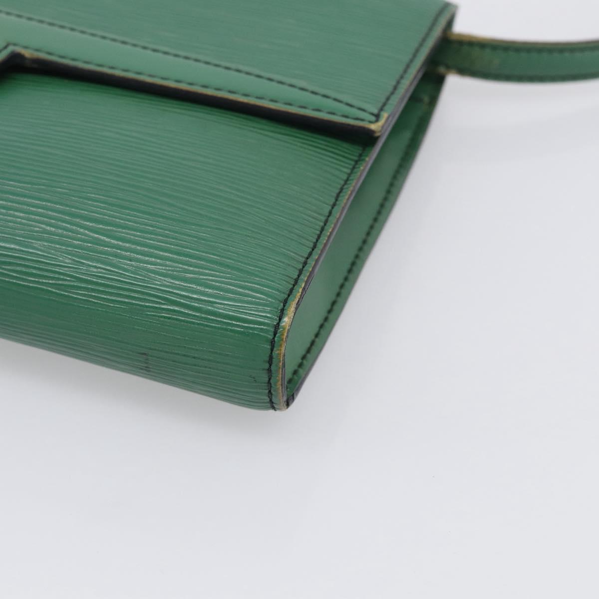 LOUIS VUITTON Epi Pochette Arche Shoulder Bag Green M52574 LV Auth 209389