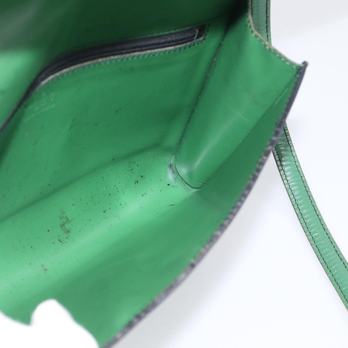 LOUIS VUITTON Epi Pochette Arche Shoulder Bag Green M52574 LV Auth 209389