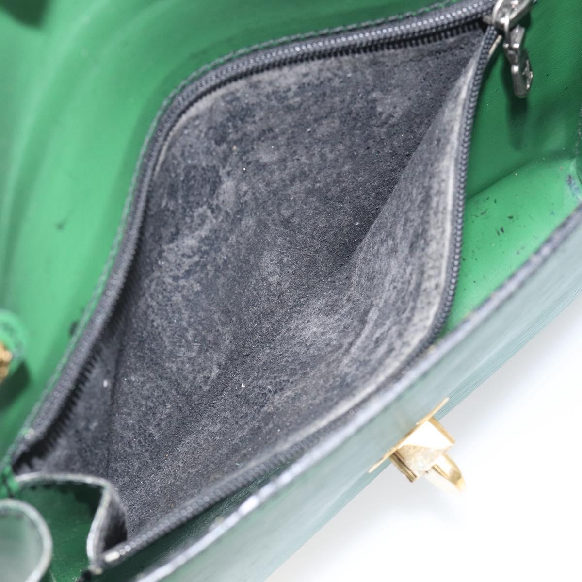 LOUIS VUITTON Epi Pochette Arche Shoulder Bag Green M52574 LV Auth 209389
