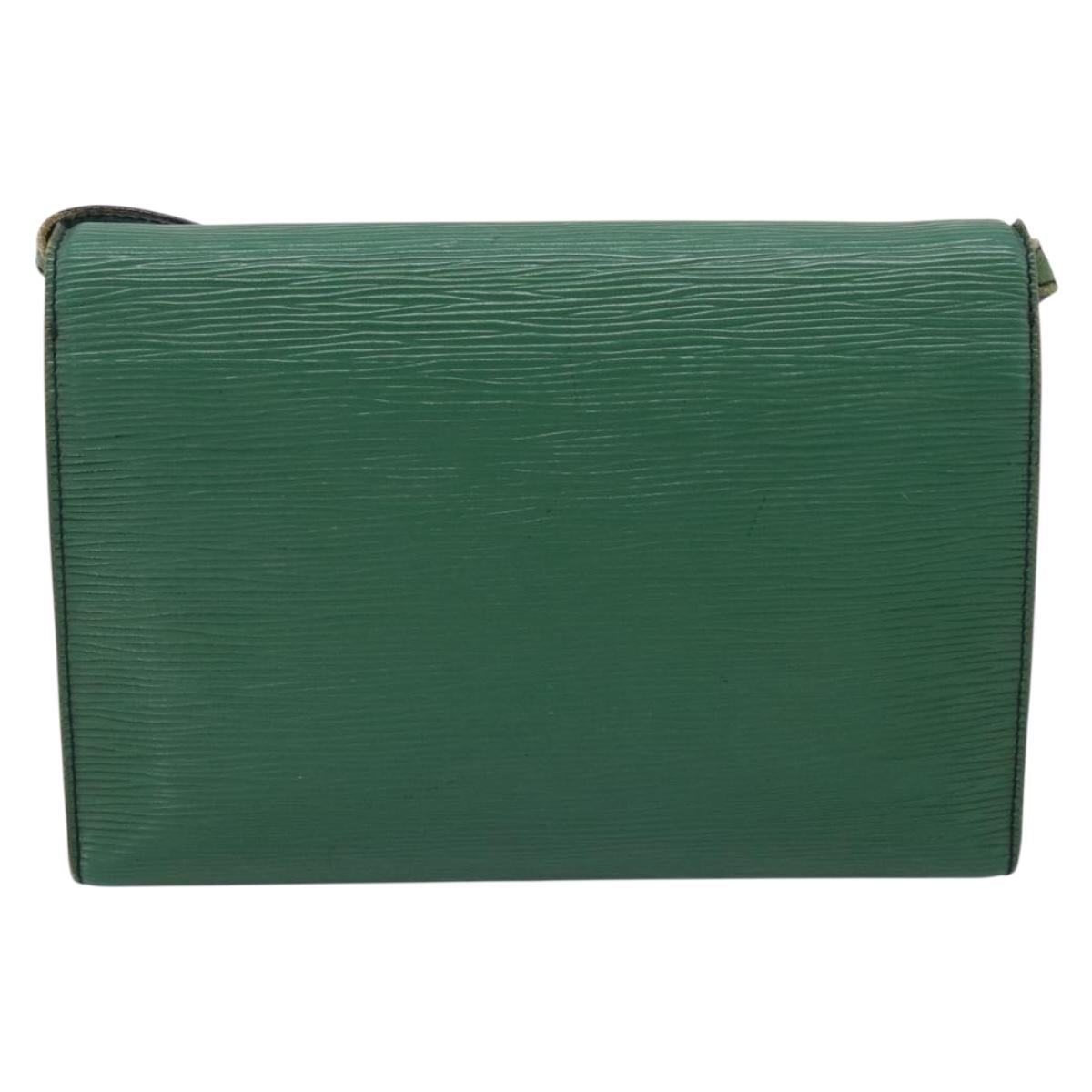 LOUIS VUITTON Epi Pochette Arche Shoulder Bag Green M52574 LV Auth 209389