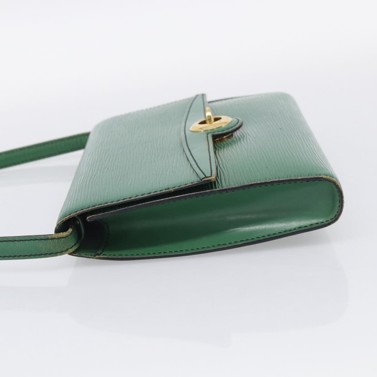 LOUIS VUITTON Epi Pochette Arche Shoulder Bag Green M52574 LV Auth 209389