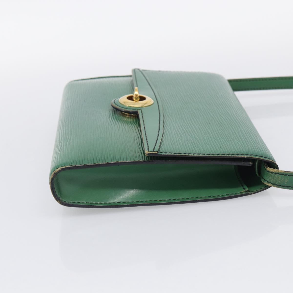 LOUIS VUITTON Epi Pochette Arche Shoulder Bag Green M52574 LV Auth 209389