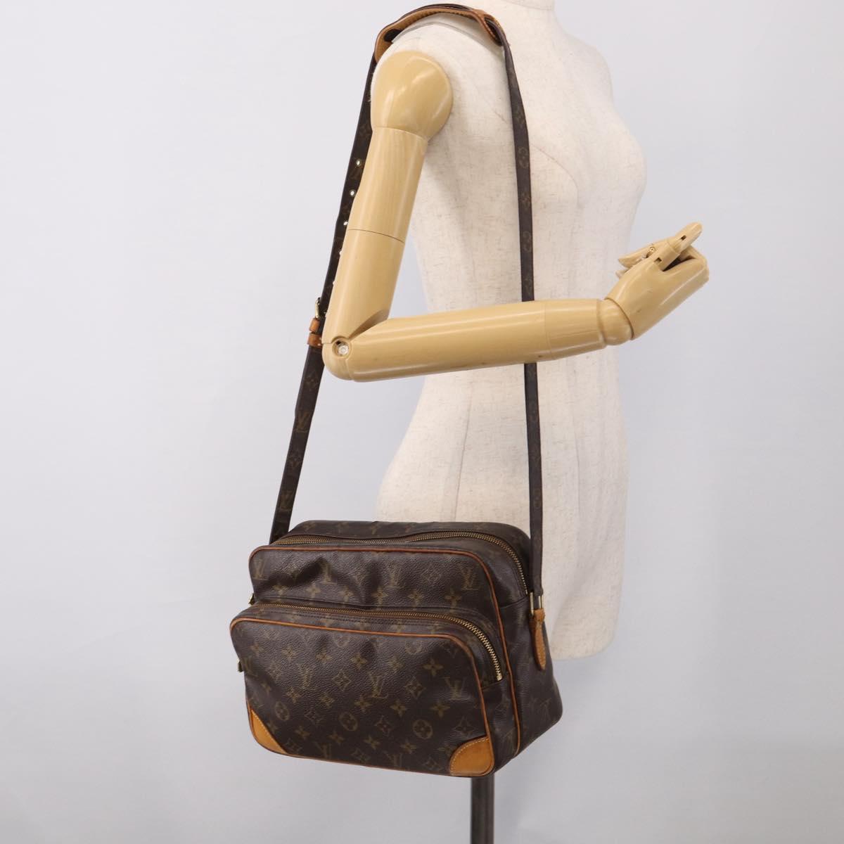 LOUIS VUITTON Monogram Nile Shoulder Bag M45244 LV Auth 209390