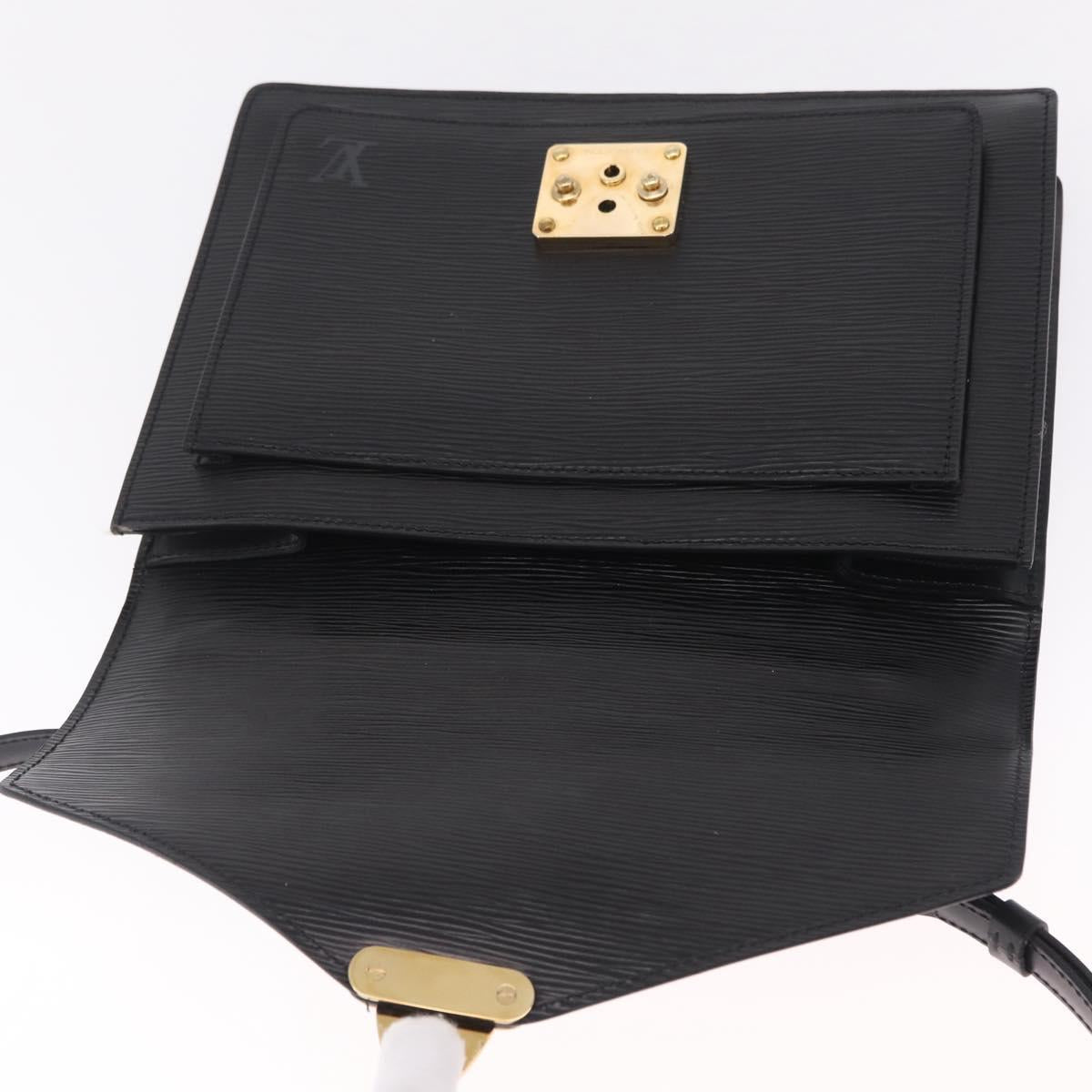 LOUIS VUITTON Epi Monceau 28 Hand Bag Black M52122 LV Auth 209393A