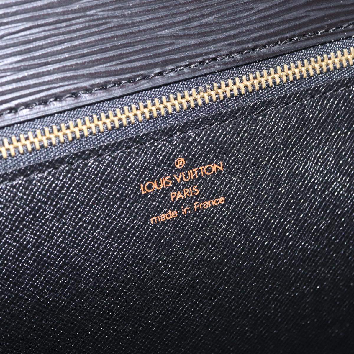 LOUIS VUITTON Epi Monceau 28 Hand Bag Black M52122 LV Auth 209393A