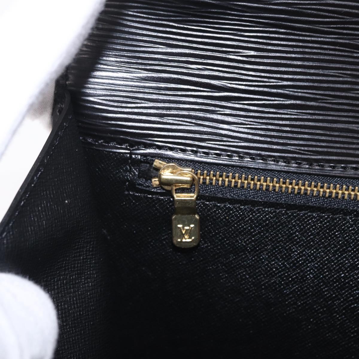 LOUIS VUITTON Epi Monceau 28 Hand Bag Black M52122 LV Auth 209393A