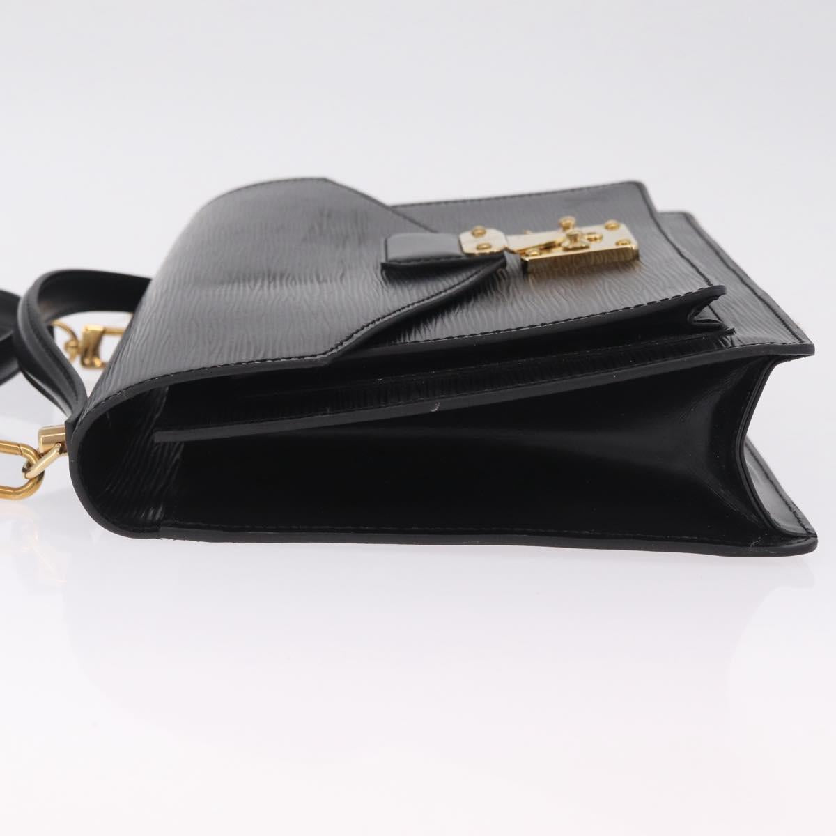 LOUIS VUITTON Epi Monceau 28 Hand Bag Black M52122 LV Auth 209393A
