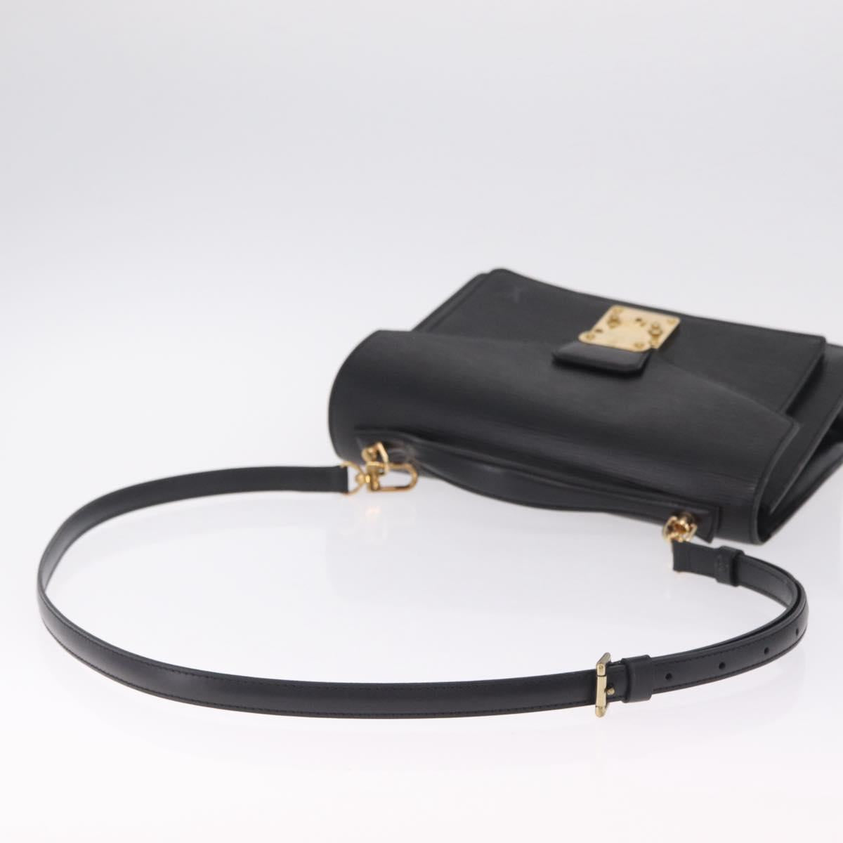 LOUIS VUITTON Epi Monceau 28 Hand Bag Black M52122 LV Auth 209393A