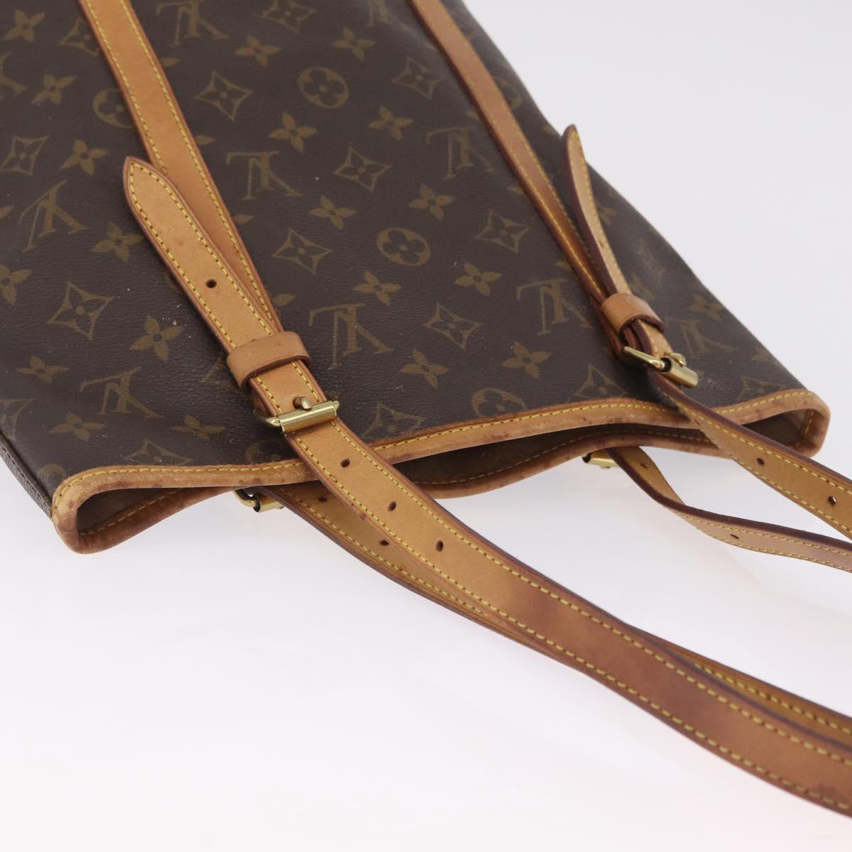 LOUIS VUITTON Monogram Bucket GM Shoulder Bag M42236 LV Auth 209397