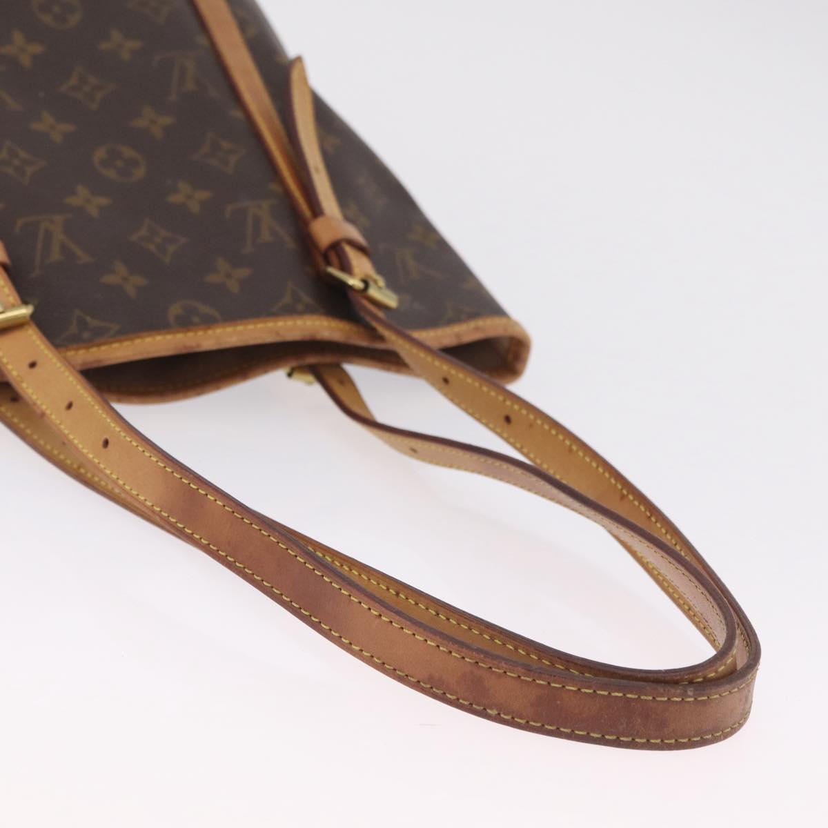 LOUIS VUITTON Monogram Bucket GM Shoulder Bag M42236 LV Auth 209397