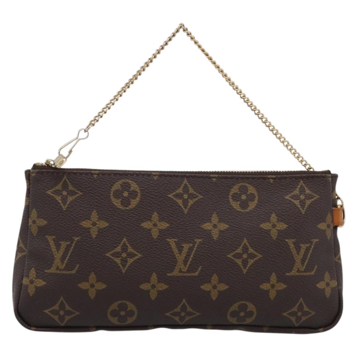 LOUIS VUITTON Monogram Sac Shopping Pouch LV Auth 209404