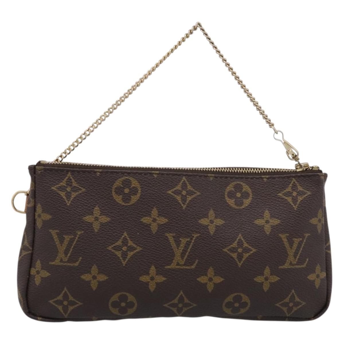 LOUIS VUITTON Monogram Sac Shopping Pouch LV Auth 209404