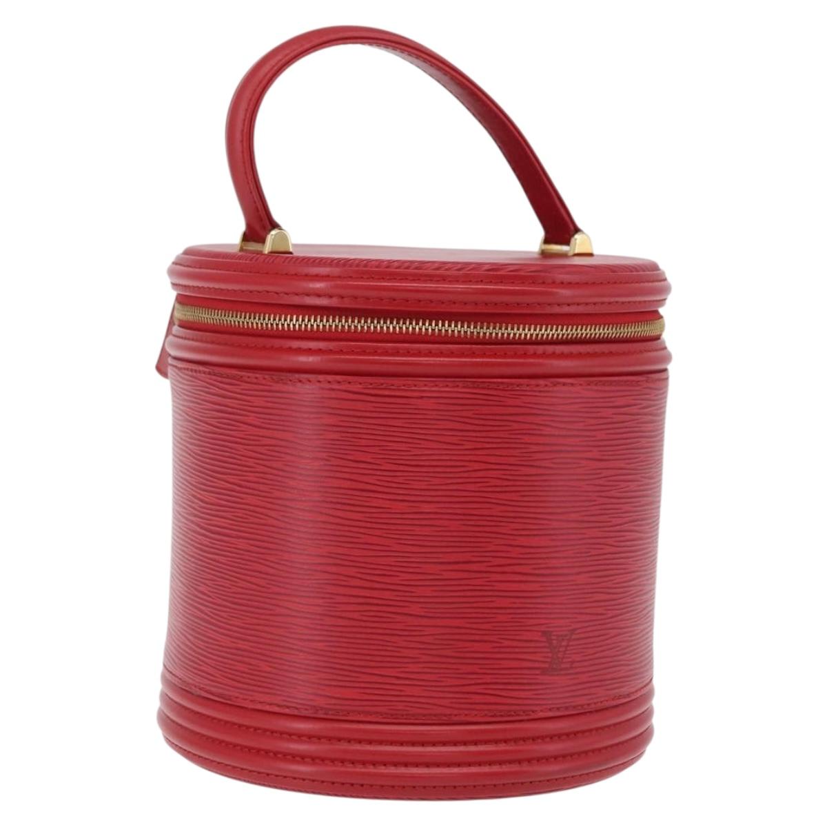 LOUIS VUITTON Epi Cannes Hand Bag Red M48037 LV Auth 209424A