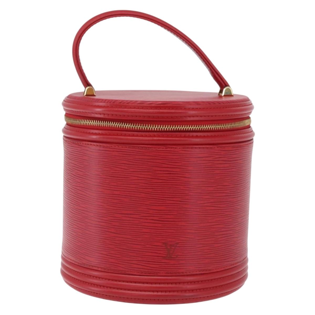 LOUIS VUITTON Epi Cannes Hand Bag Red M48037 LV Auth 209424A