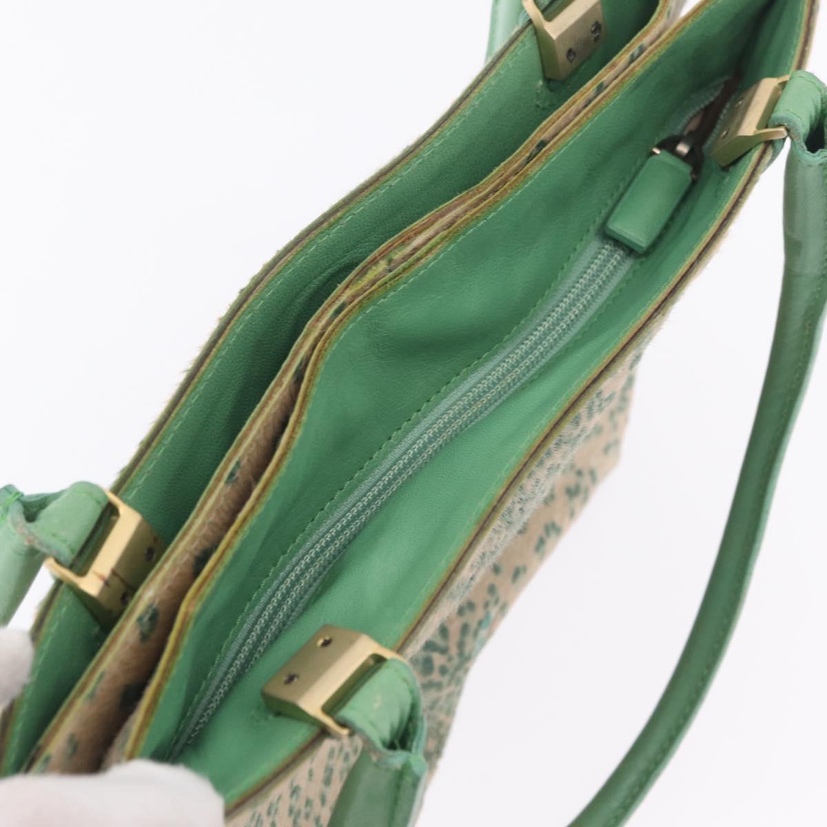 Bottega Veneta INTRECCIATO Tote Bag Harako leather Green Gold Auth 209434A