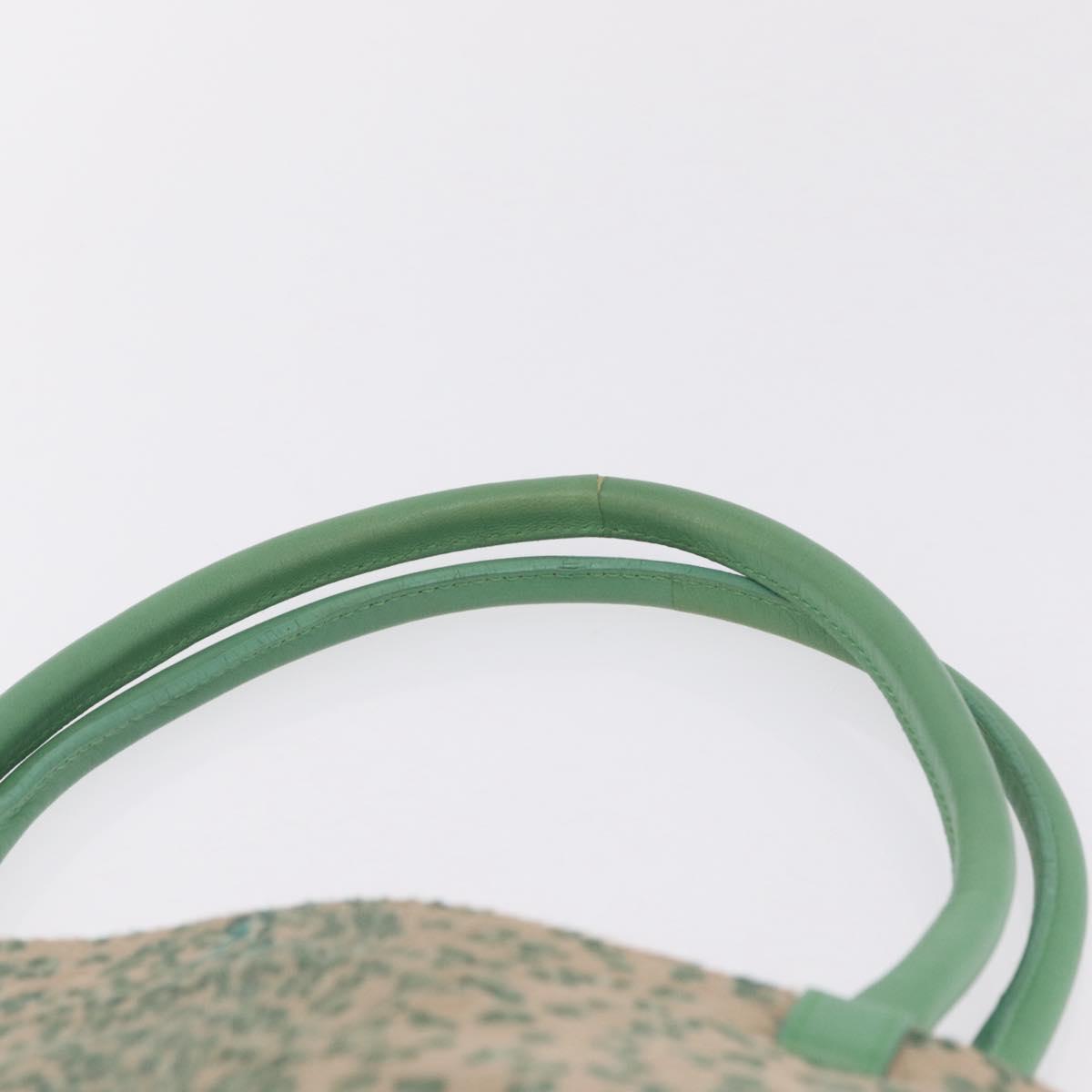 Bottega Veneta INTRECCIATO Tote Bag Harako leather Green Gold Auth 209434A