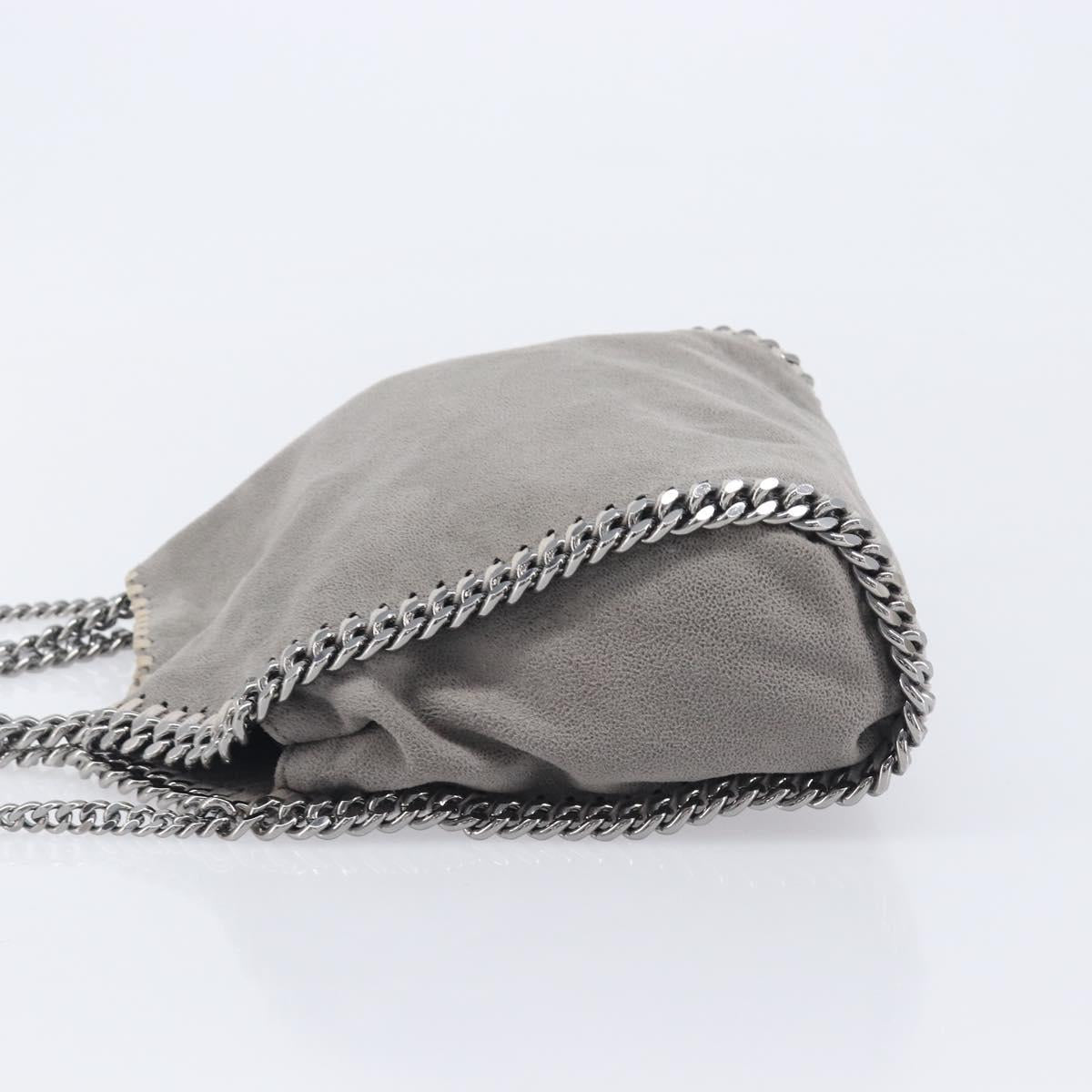 Stella McCartney Falabella Bag Polyester Gray Silver 371223 Auth 209444V