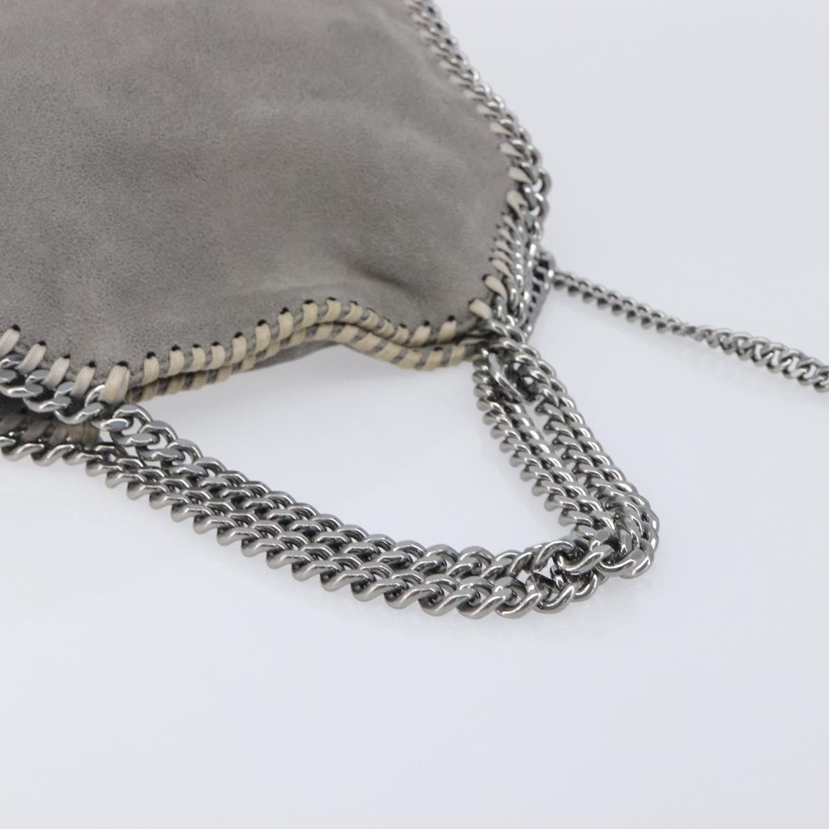 Stella McCartney Falabella Bag Polyester Gray Silver 371223 Auth 209444V