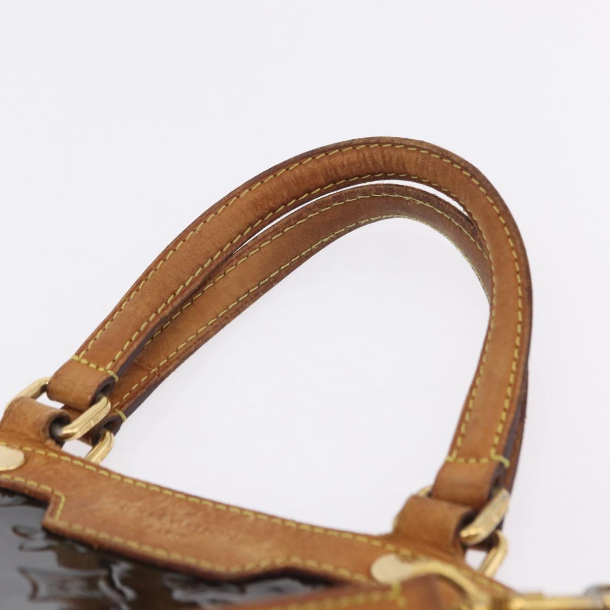 LOUIS VUITTON Monogram Vernis Blair MM Hand Bag 2way Noir Manetic LV Auth 209453