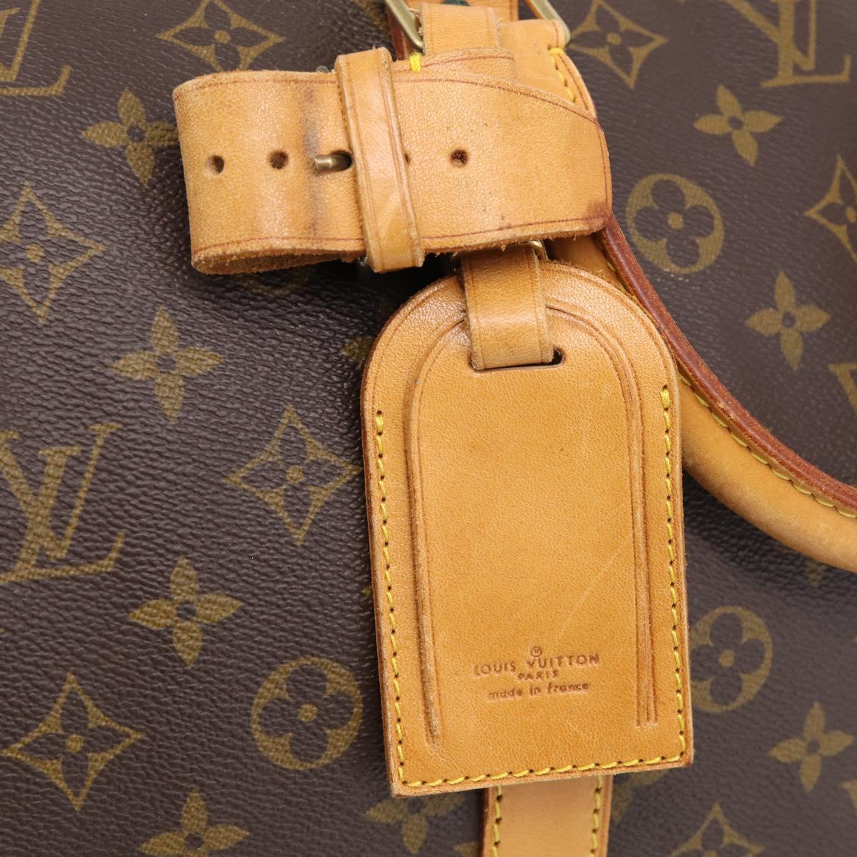 LOUIS VUITTON Monogram Keepall Bandouliere 60 Boston Bag M41412 LV Auth 209456V