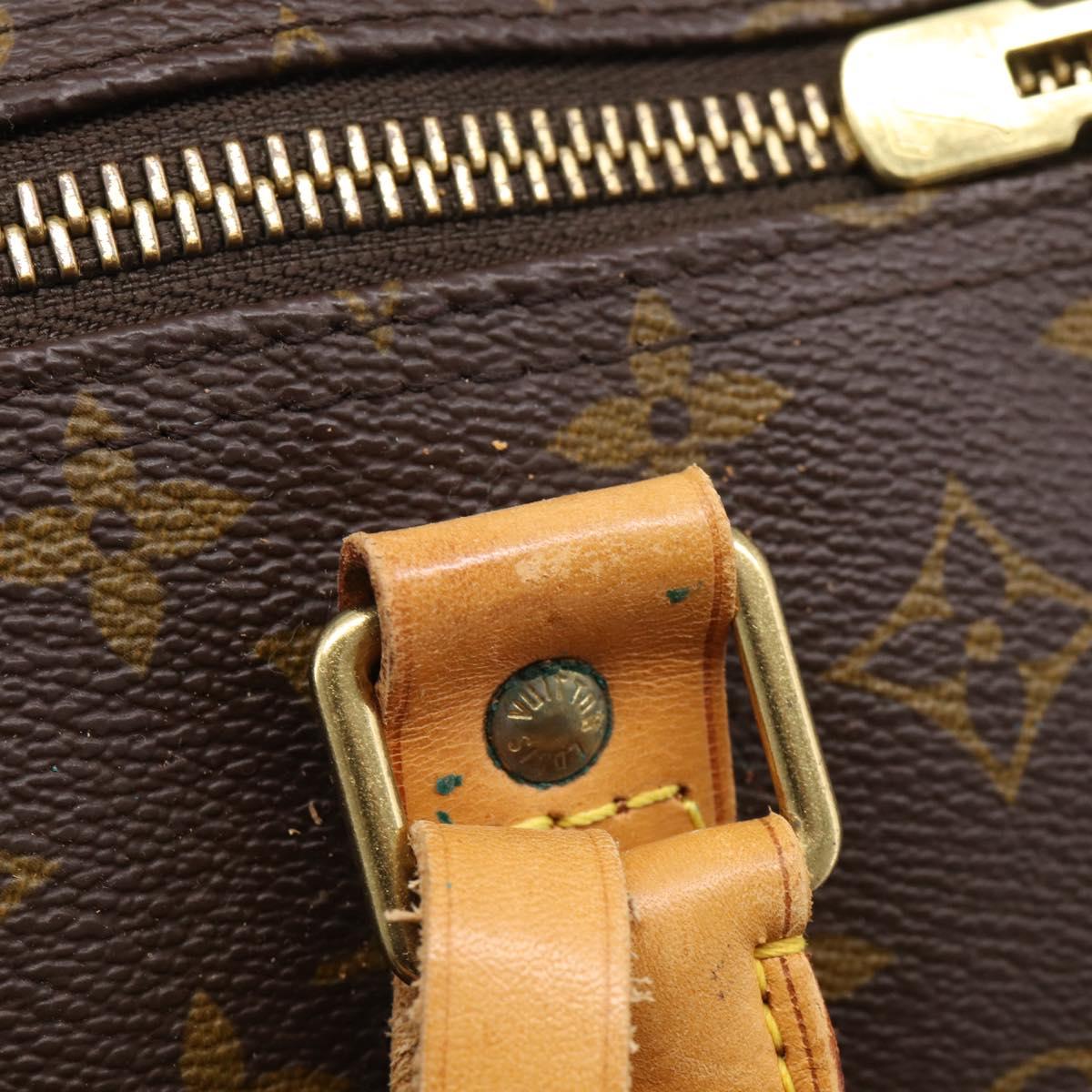 LOUIS VUITTON Monogram Keepall Bandouliere 60 Boston Bag M41412 LV Auth 209456V