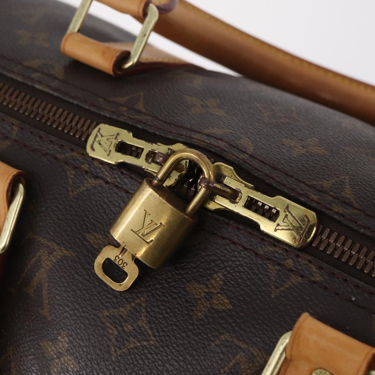 LOUIS VUITTON Monogram Keepall Bandouliere 50 Boston Bag M41416 LV Auth 209457V