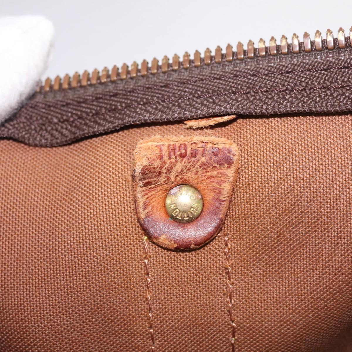 LOUIS VUITTON Monogram Keepall Bandouliere 50 Boston Bag M41416 LV Auth 209457V