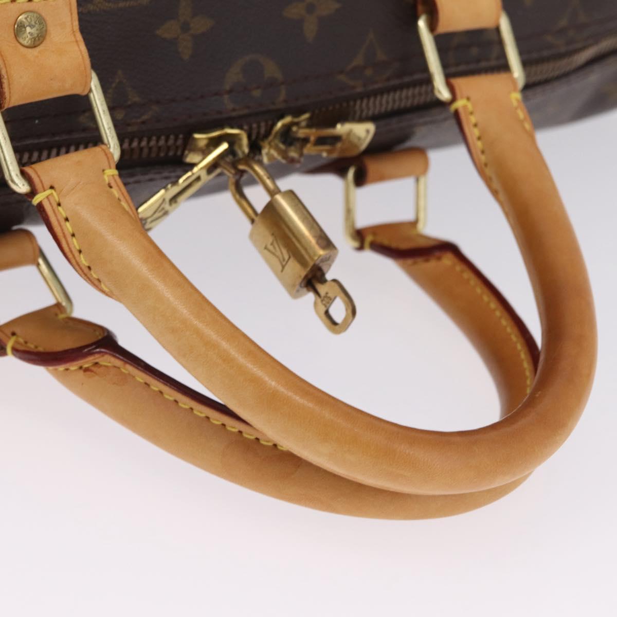 LOUIS VUITTON Monogram Keepall Bandouliere 50 Boston Bag M41416 LV Auth 209457V