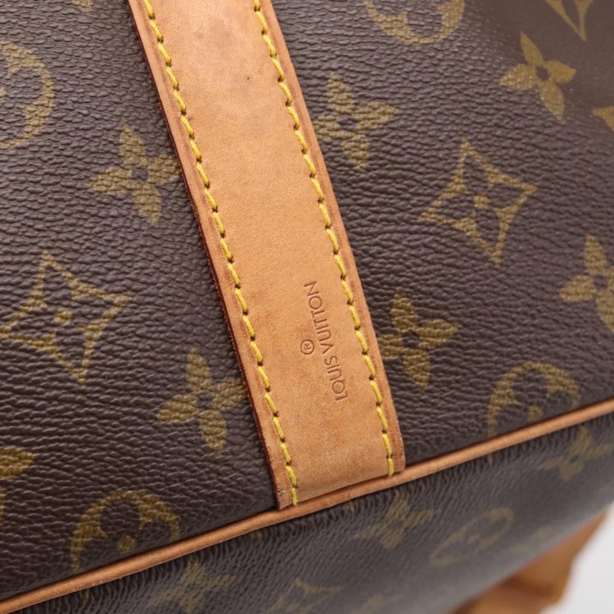 LOUIS VUITTON Monogram Keepall Bandouliere 60 Boston Bag M41412 LV Auth 209459A