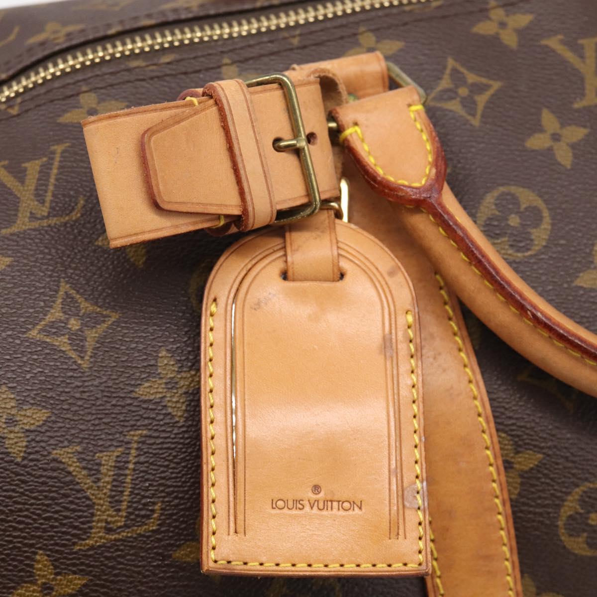 LOUIS VUITTON Monogram Keepall Bandouliere 60 Boston Bag M41412 LV Auth 209459A