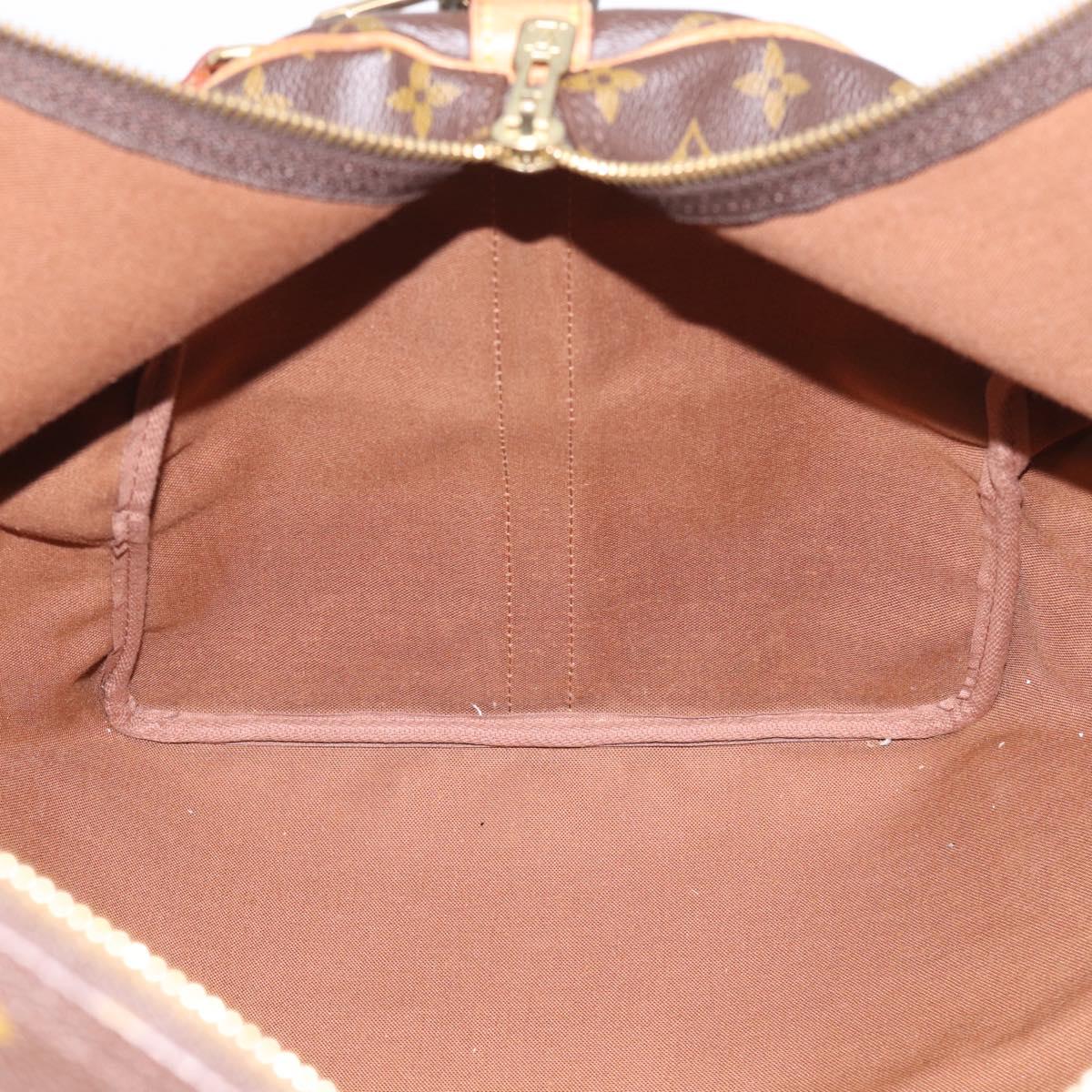 LOUIS VUITTON Monogram Keepall Bandouliere 60 Boston Bag M41412 LV Auth 209459A