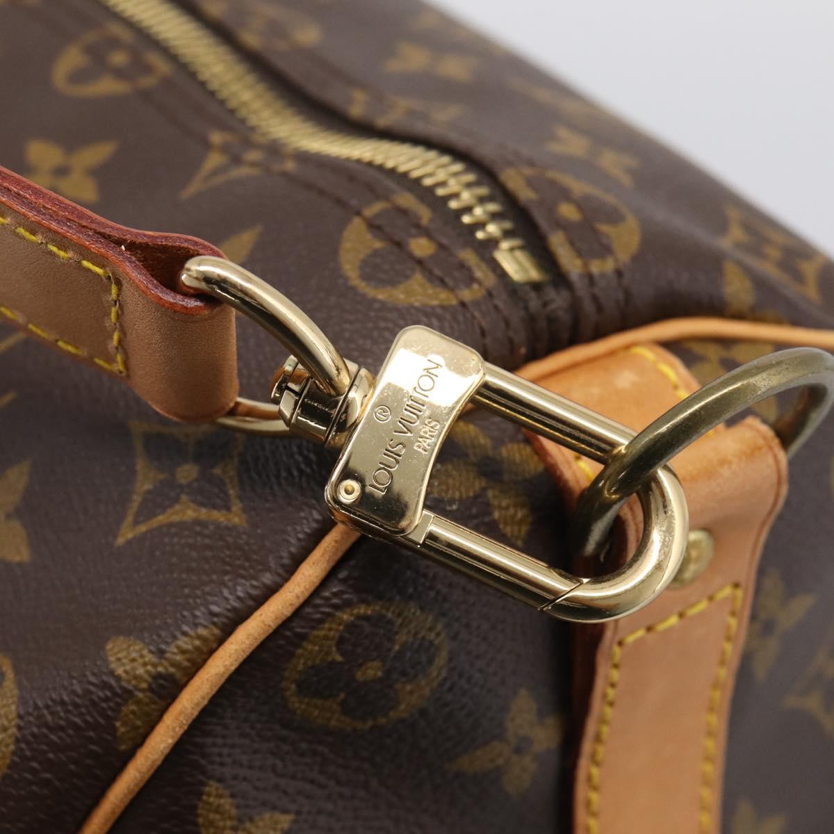 LOUIS VUITTON Monogram Keepall Bandouliere 50 Boston Bag M41416 LV Auth 209460V