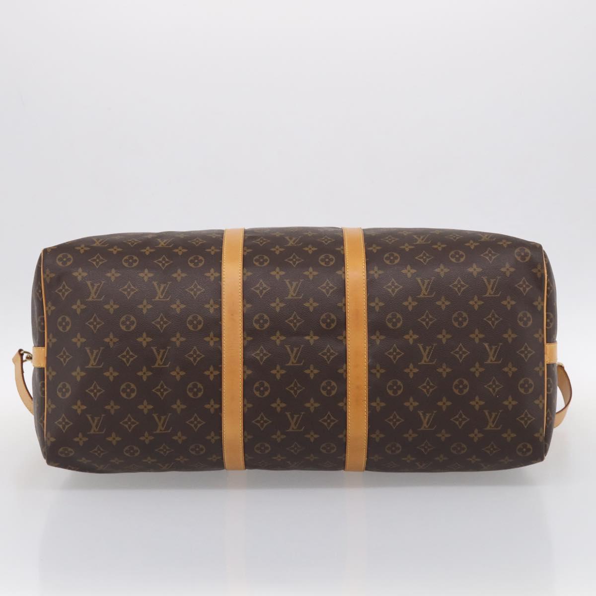 LOUIS VUITTON Monogram Keepall Bandouliere 60 Boston Bag M41412 LV Auth 209463V