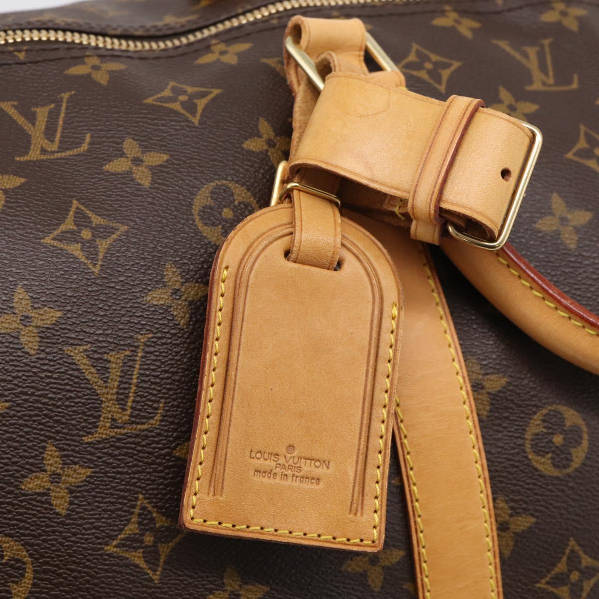LOUIS VUITTON Monogram Keepall Bandouliere 60 Boston Bag M41412 LV Auth 209463V